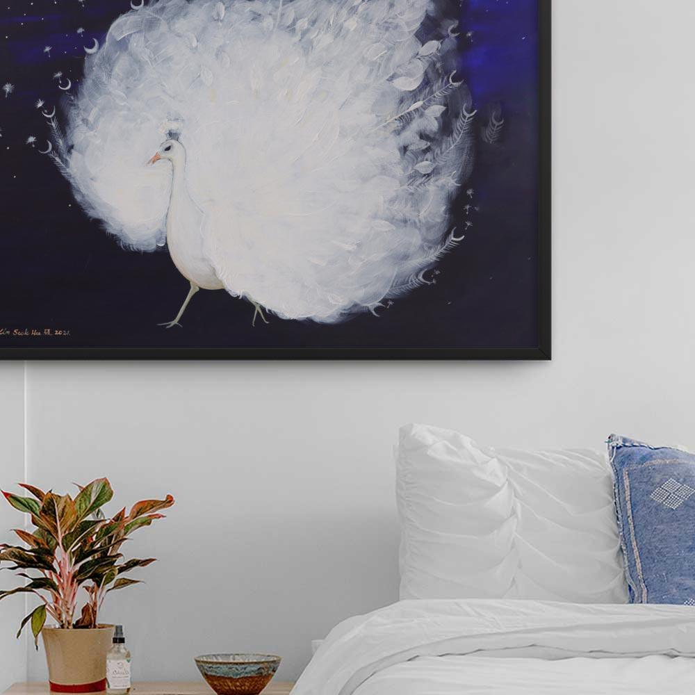 Wings of Dawn - Poster im Rahmen artlia