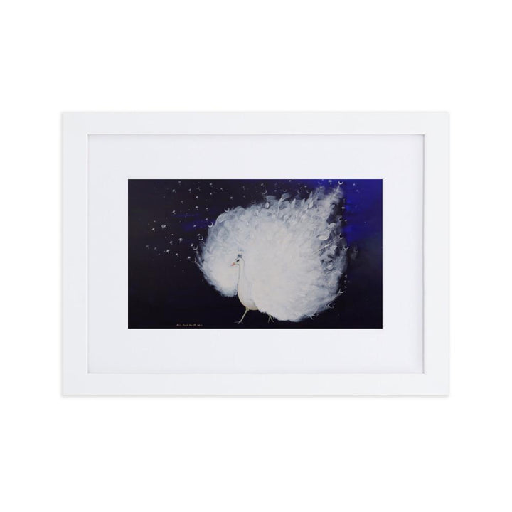 Wings of Dawn - Poster im Rahmen mit Passepartout Weiß / 21×30 cm artlia
