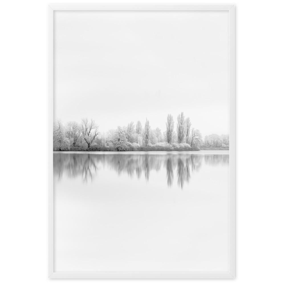 Poster - Winterlicher See artlia