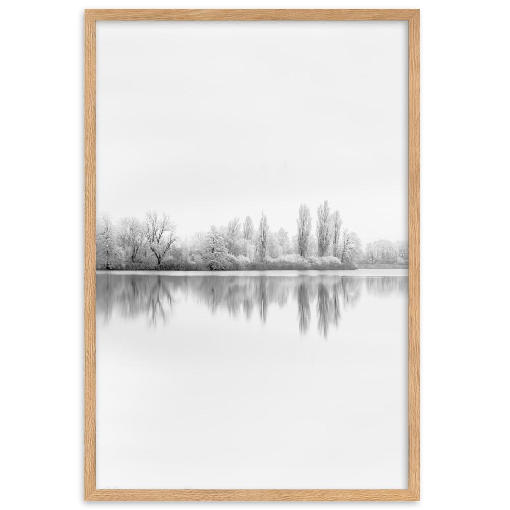 Poster - Winterlicher See artlia