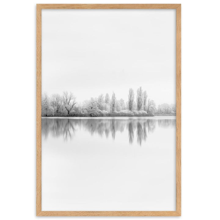 Poster - Winterlicher See artlia