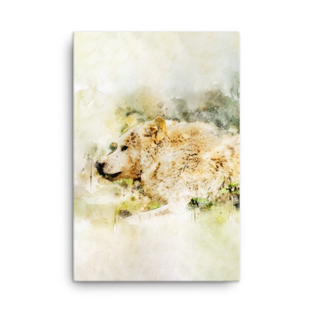 Wolf - Leinwand 61x91 cm artlia