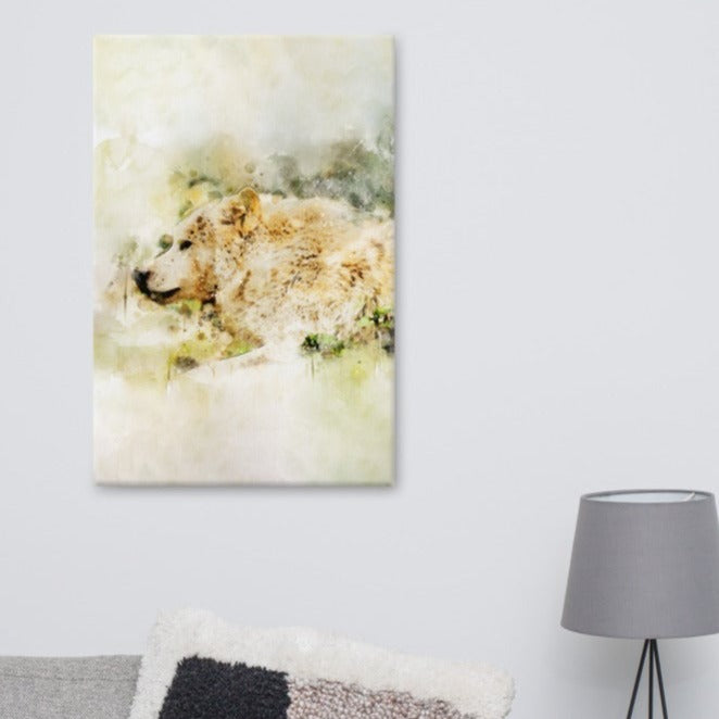 Wolf - Leinwand artlia