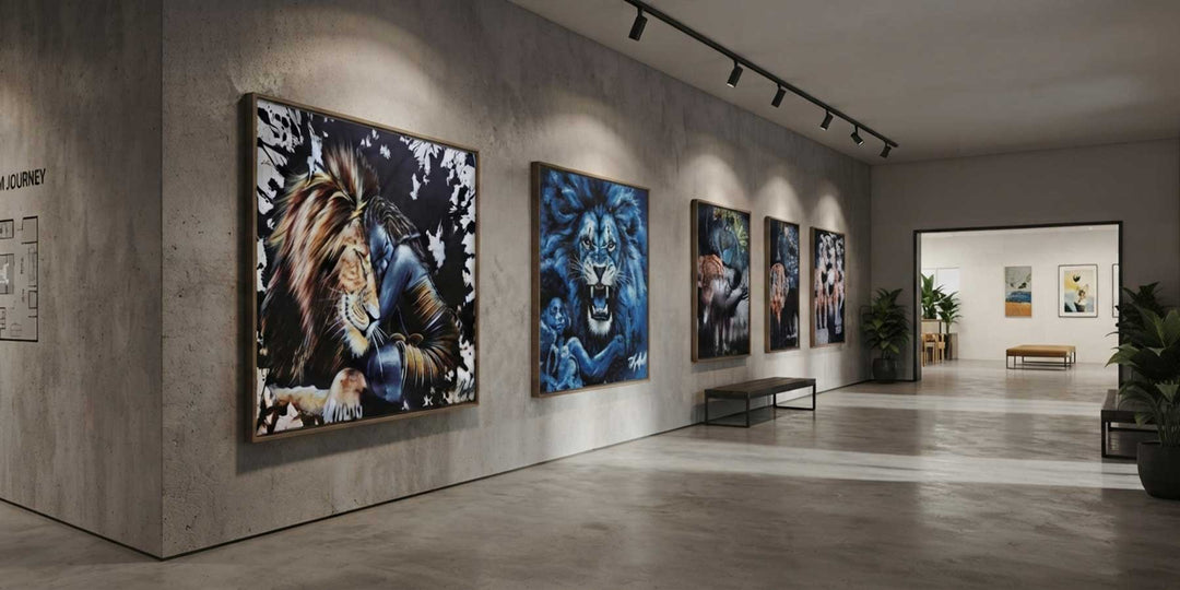 Das Wilde in uns: Afrikanische Kunst, Tiersymbolik und moderne Wandkunst
