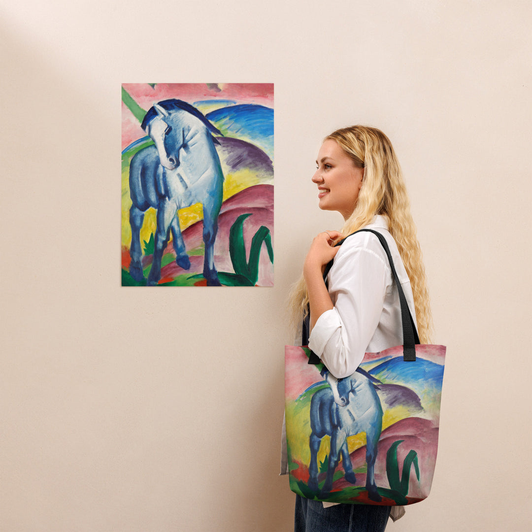 Borsa di stoffa - Franz Marc, Cavallo Blu I