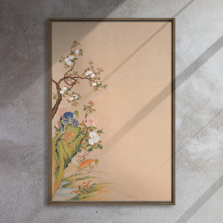 Leinwand - Phantastische Tierwesen des Glücks und der Harmonie - links