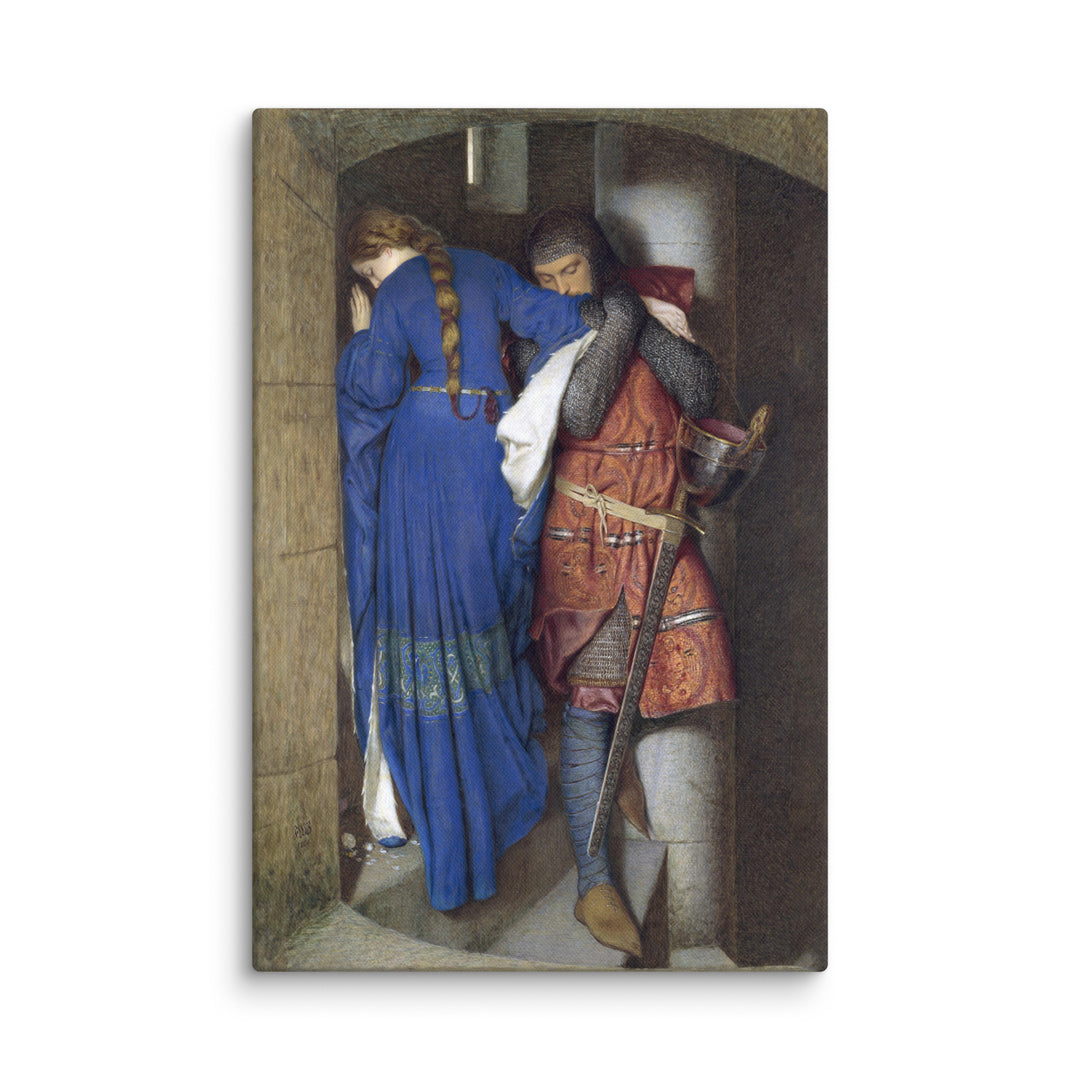 Lienzo - Frederic William Burton, Hellelil y Hildebrand