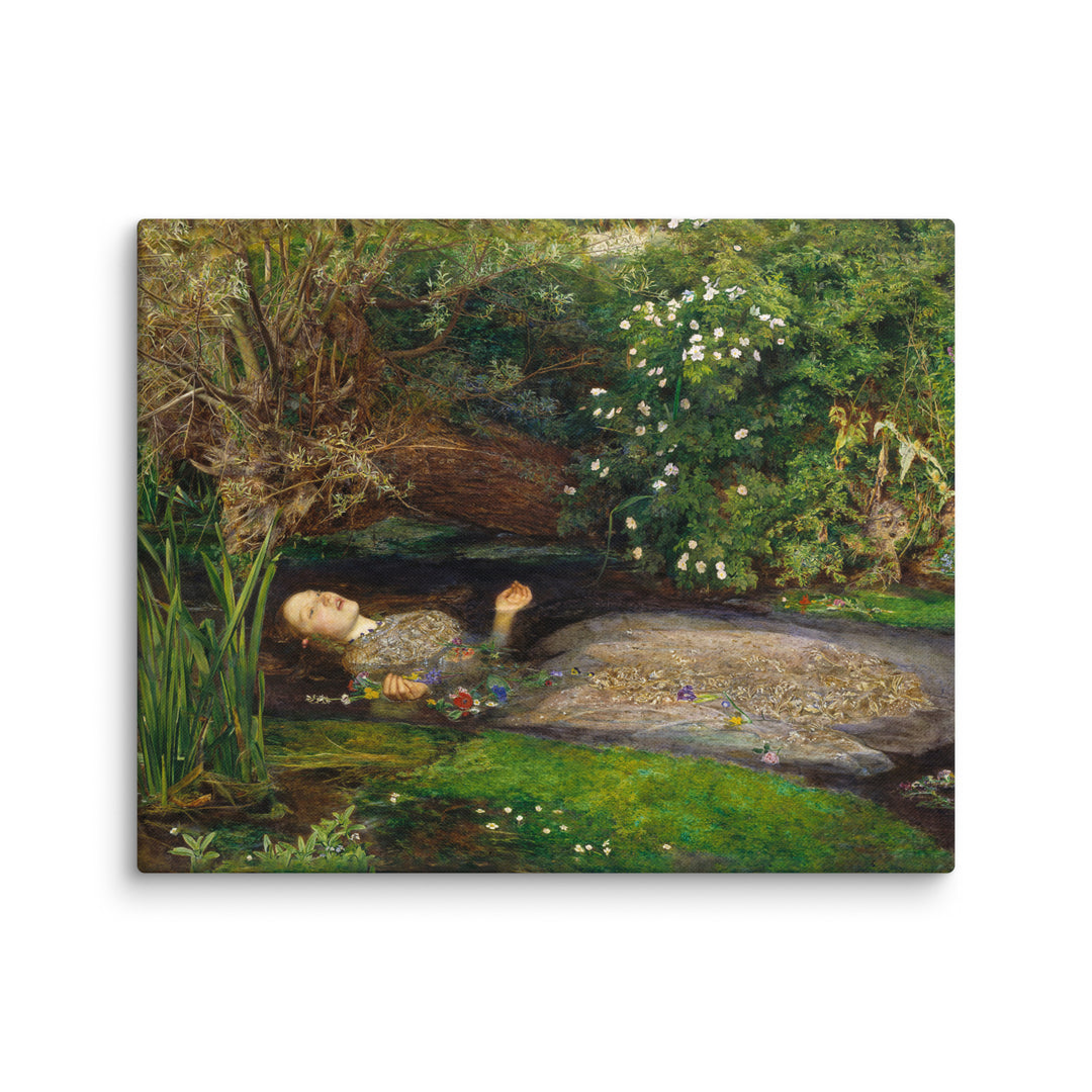 Canvas - John Everett Millais, Ophelia