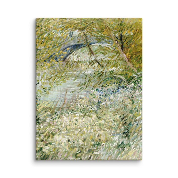 Leinwand - Van Gogh, River Bank in Springtime 1961