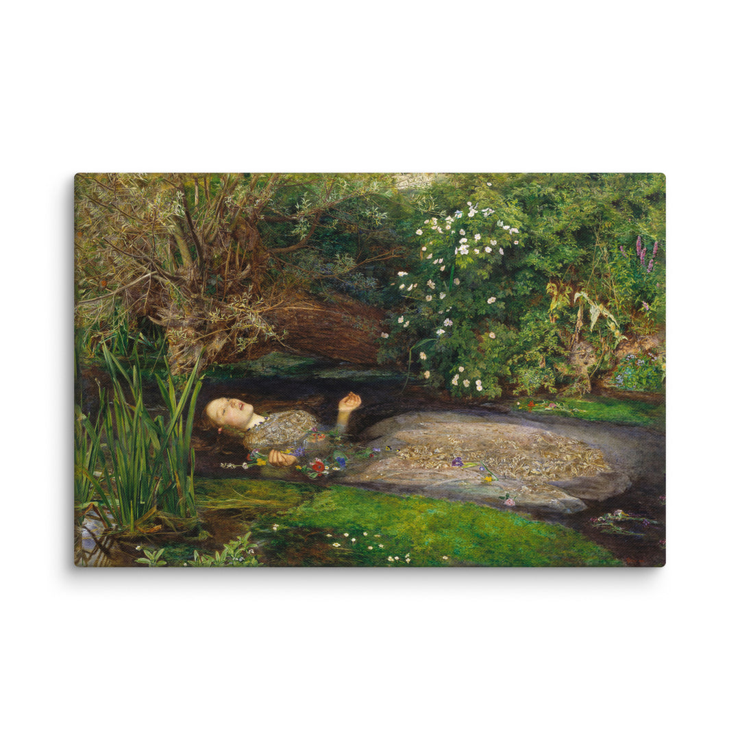 Canvas - John Everett Millais, Ophelia