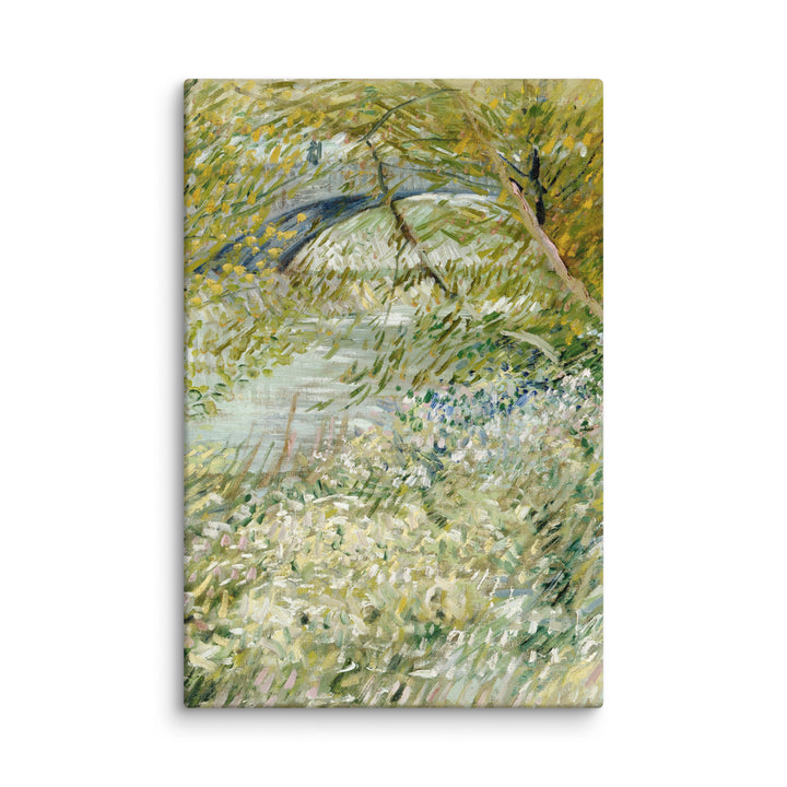 Leinwand - Van Gogh, River Bank in Springtime 1961