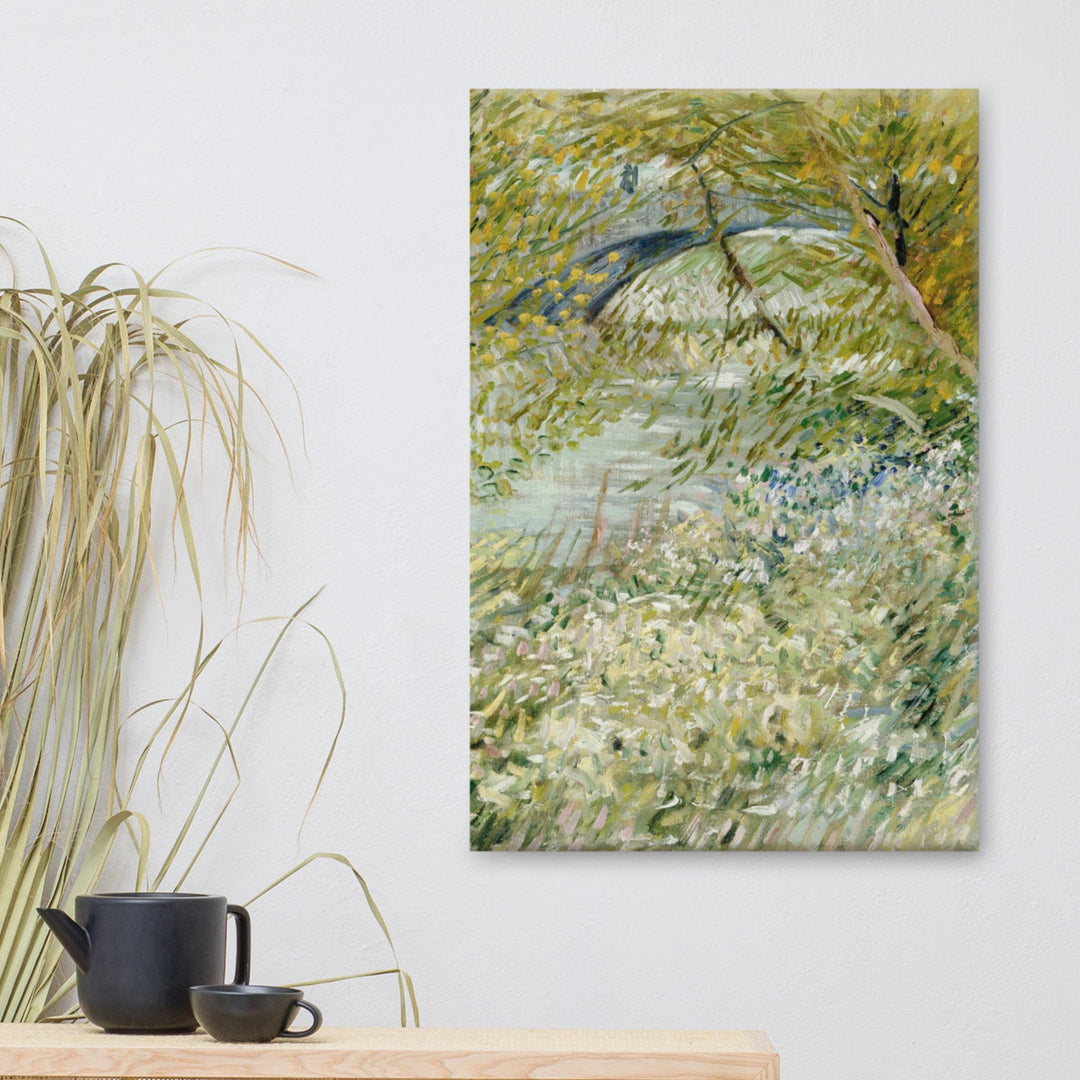 Leinwand - Van Gogh, River Bank in Springtime 1961
