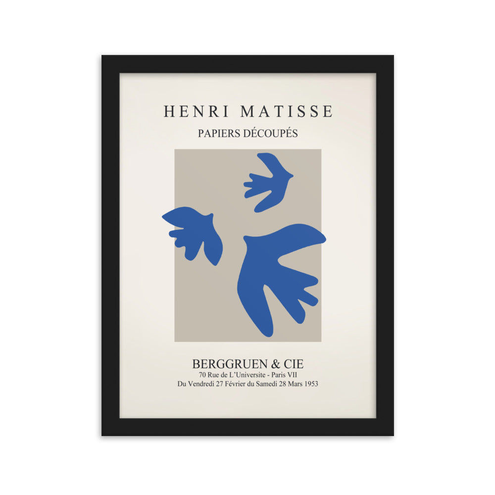 Poster - Henri Matisse, blaue Vögel