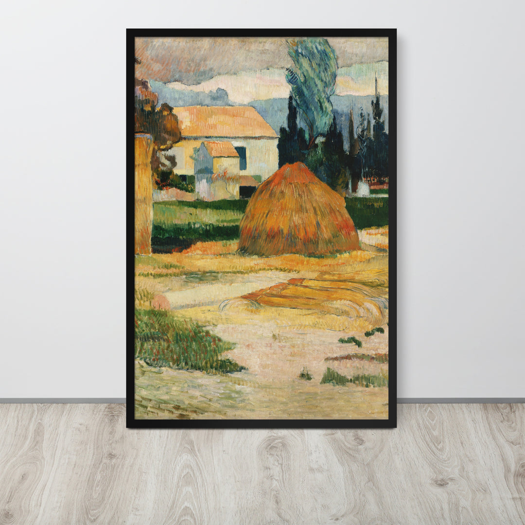 Poster - Paul Gauguin, Landschaft bei Arles