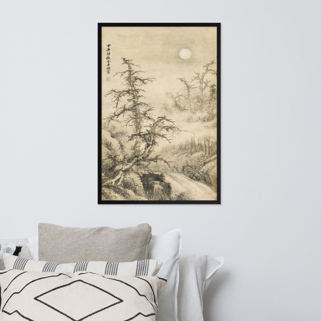 enhanced-matte-paper-framed-poster-_cm_-black-61x91-cm-mondnachtige-herbstlandschaft