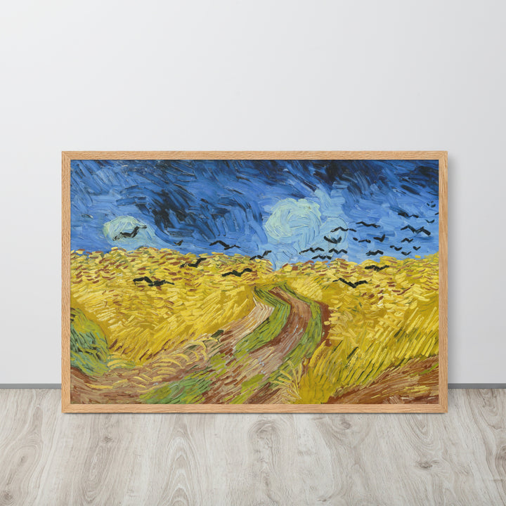 Poster - Van Gogh, Weizenfeld mit Krähen