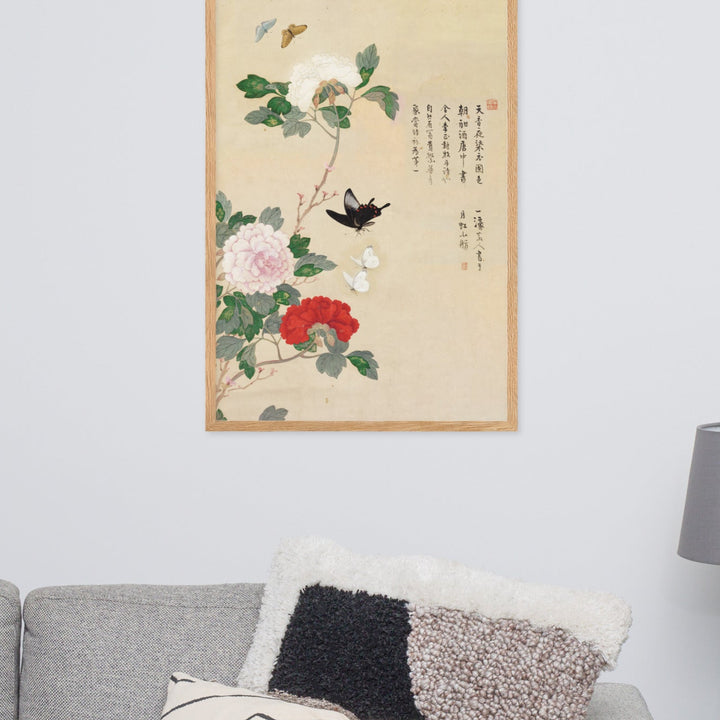 Poster - Fiori e farfalle
