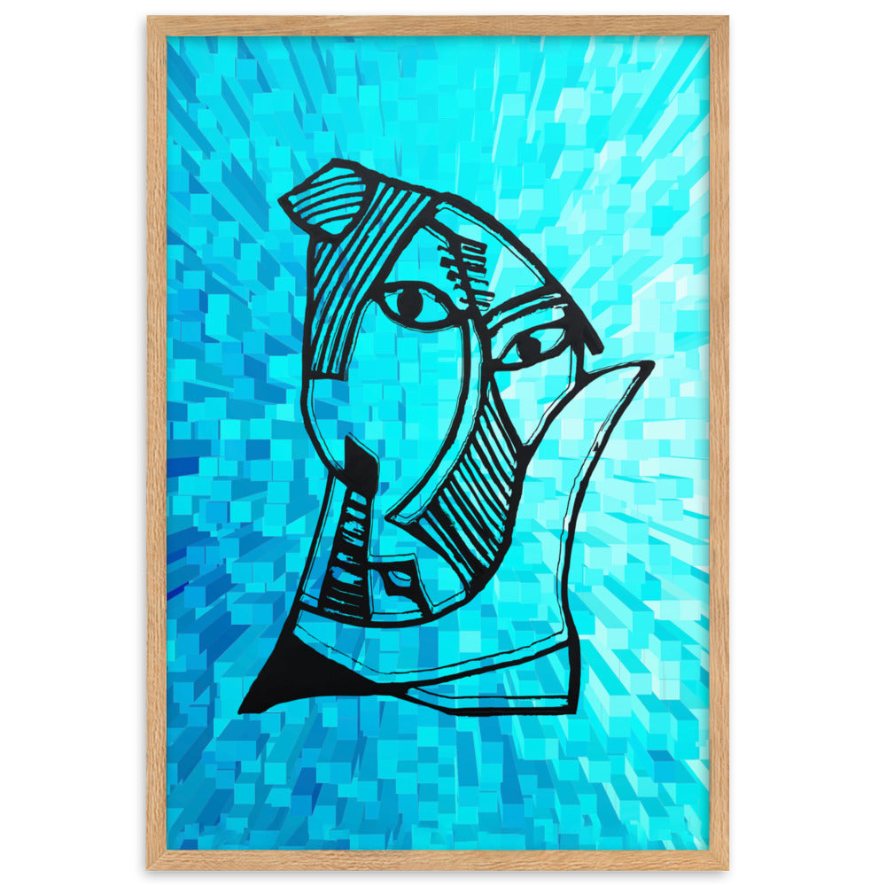 Poster - Pablo Picasso, Les Demoiselles d’Avignon Cube