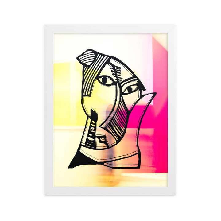 Poster - Pablo Picasso, Les Demoiselles d’Avignon in Pink