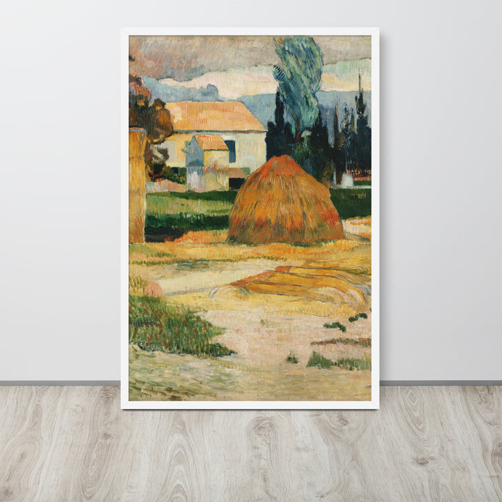 Poster - Paul Gauguin, Landschaft bei Arles