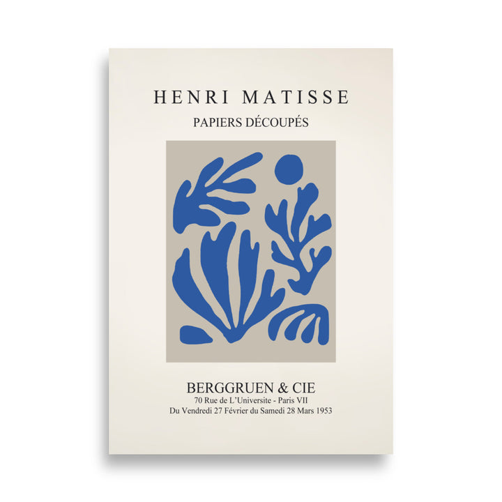 Poster - Henri Matisse, Blue Garden