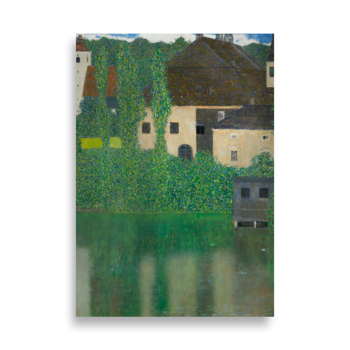 Poster - Gustav Klimt, Wasserschloss Kammer am Attersee