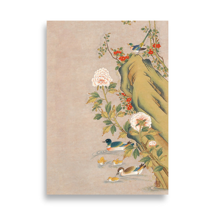 poster-seungmin-yoon-blumen-und-voegel