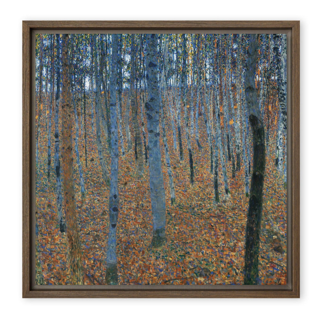 Leinwand - Gustav Klimt, Buchenwald Braun / 41x41 cm (16″×16″) artlia