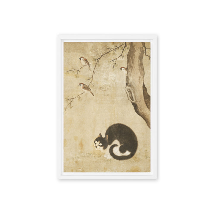 Canvas - Cat and Sparrows, Byeon Sang-byeok