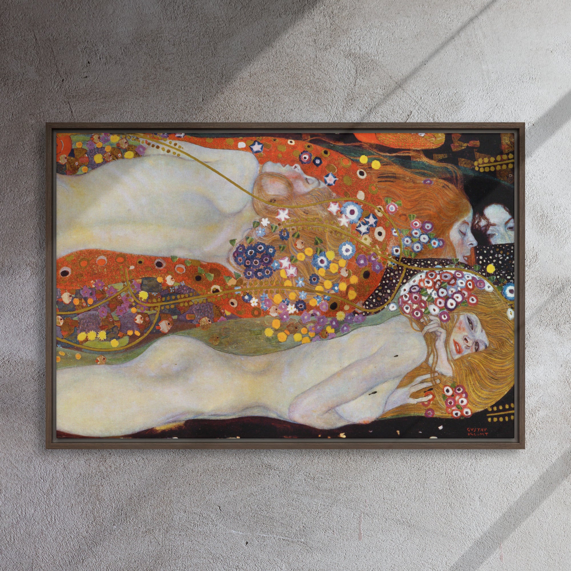 Canvas - Gustav Klimt, Water Serpents II – ARTLIA