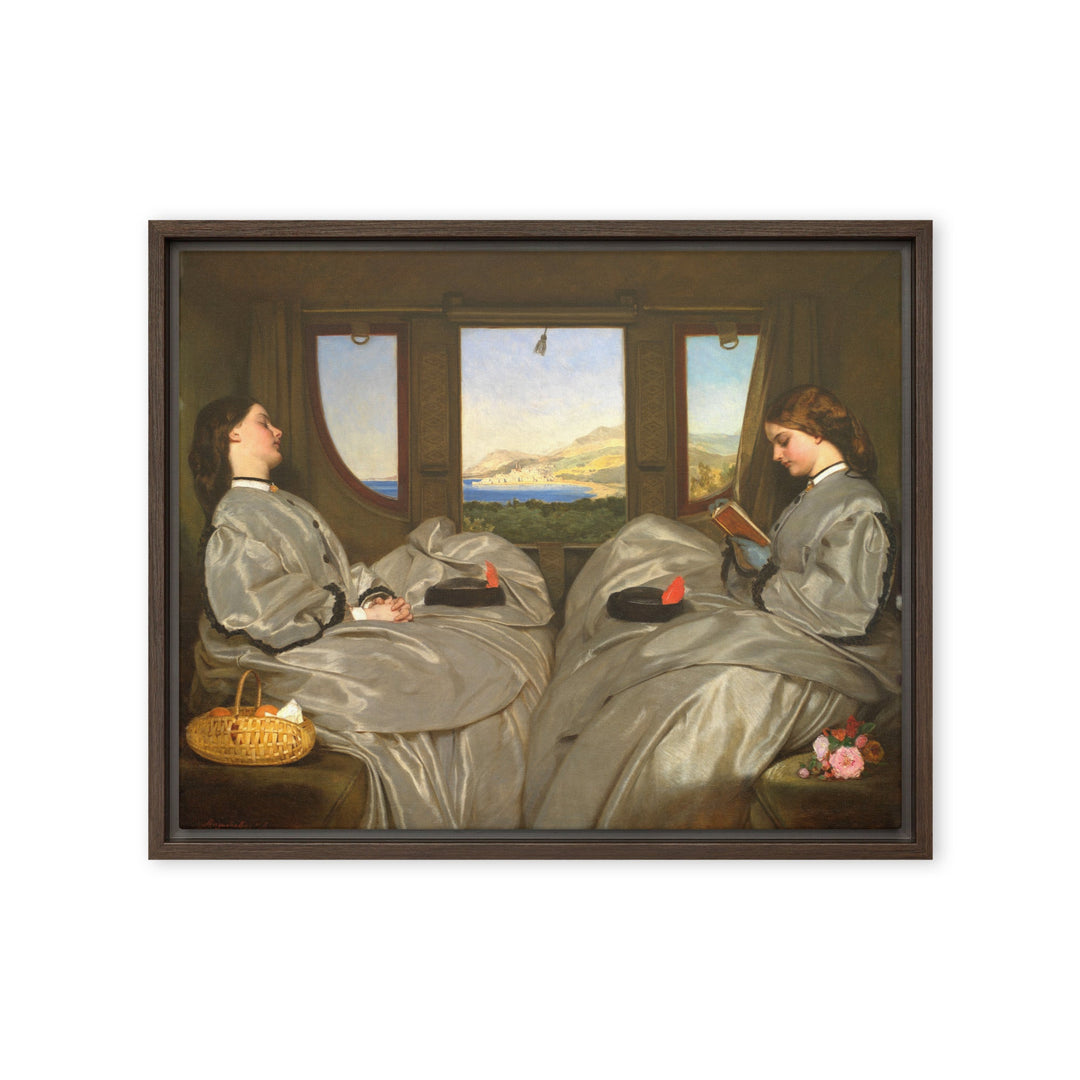 Leinwand - Augustus Leopold Egg, The Travelling Companions Augustus Leopold Egg Braun / 41x51 cm (16″×20″) artlia