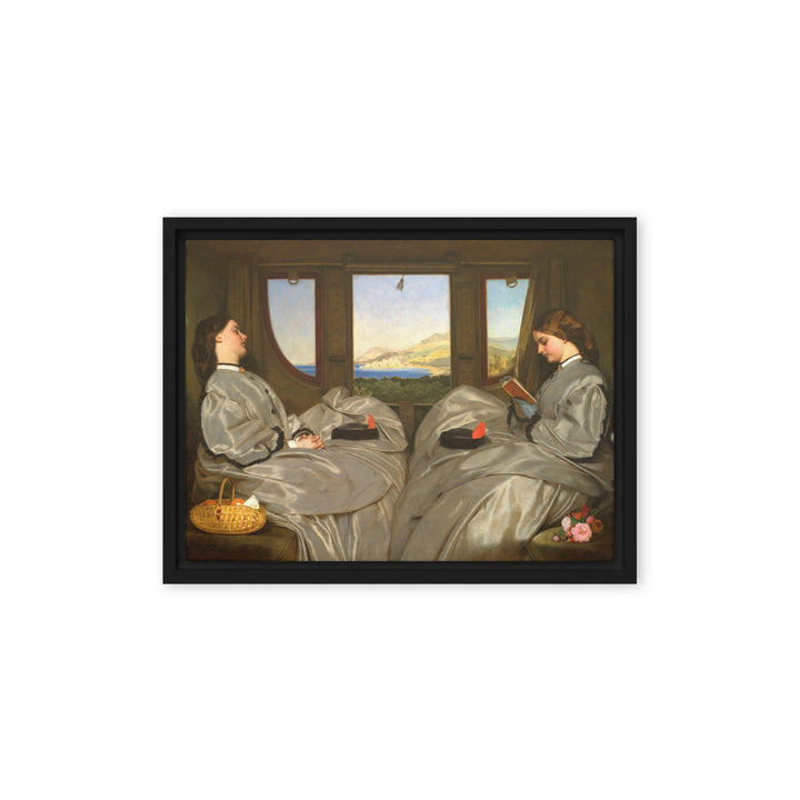 Leinwand - Augustus Leopold Egg, The Travelling Companions Augustus Leopold Egg Schwarz / 31x41 cm (12″×16″) artlia