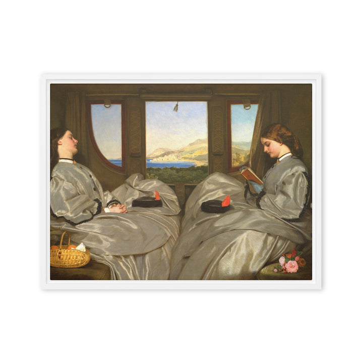 Leinwand - Augustus Leopold Egg, The Travelling Companions Augustus Leopold Egg Weiß / 46x61 cm (18″×24″) artlia