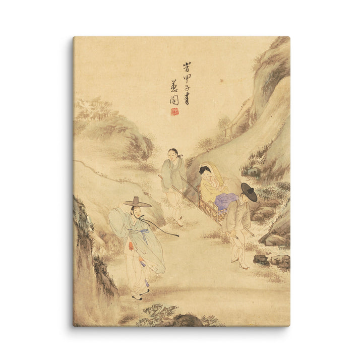 Leinwand - Der Abschied unter der Kiefer, Hyewon Hyewon ohne Rahmen / 31x41 cm (12″×16″) artlia