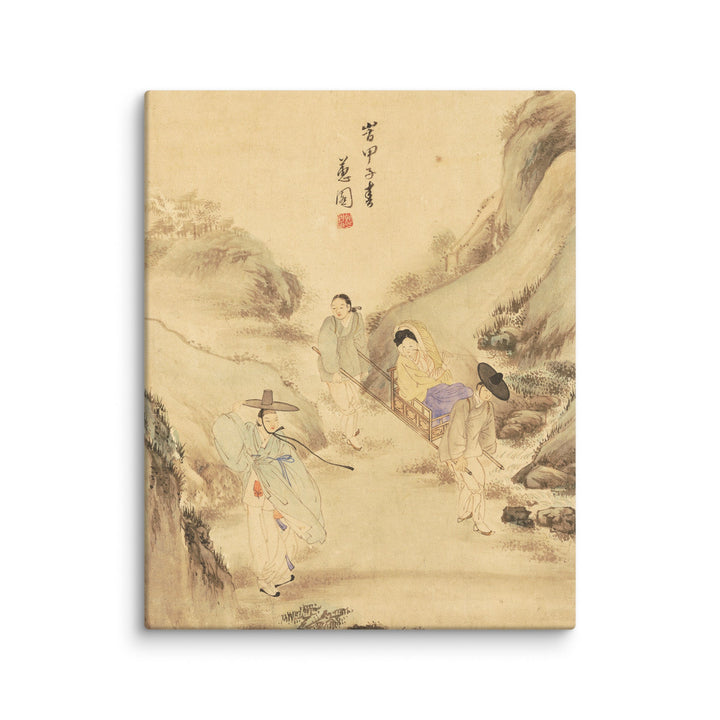 Leinwand - Der Abschied unter der Kiefer, Hyewon Hyewon ohne Rahmen / 41x51 cm (16″×20″) artlia