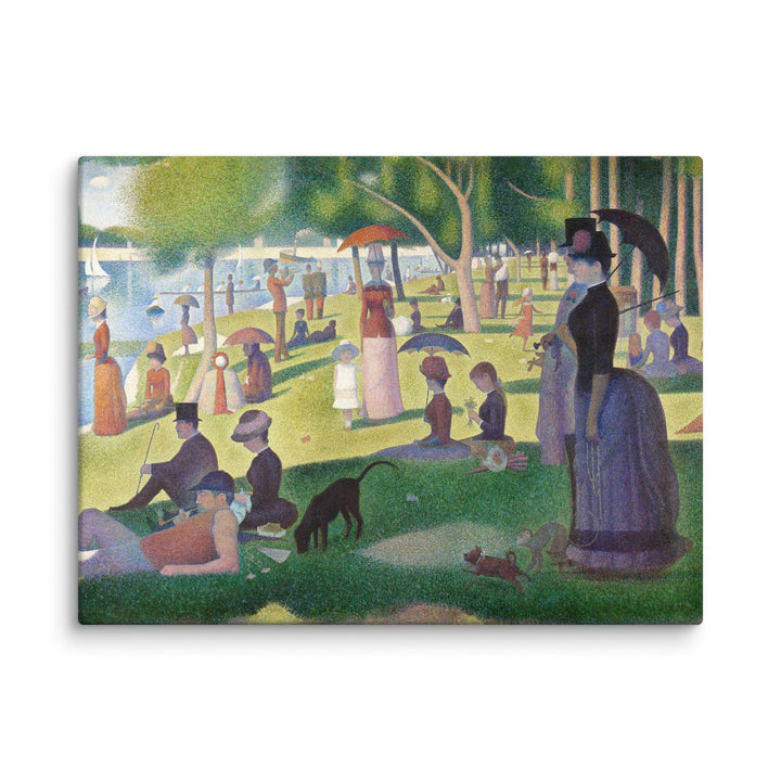 Leinwand - Ein Sonntagnachmittag auf der Insel La Grande Jatte Georges Seurat ohne Rahmen / 46x61 cm (18″×24″) artlia