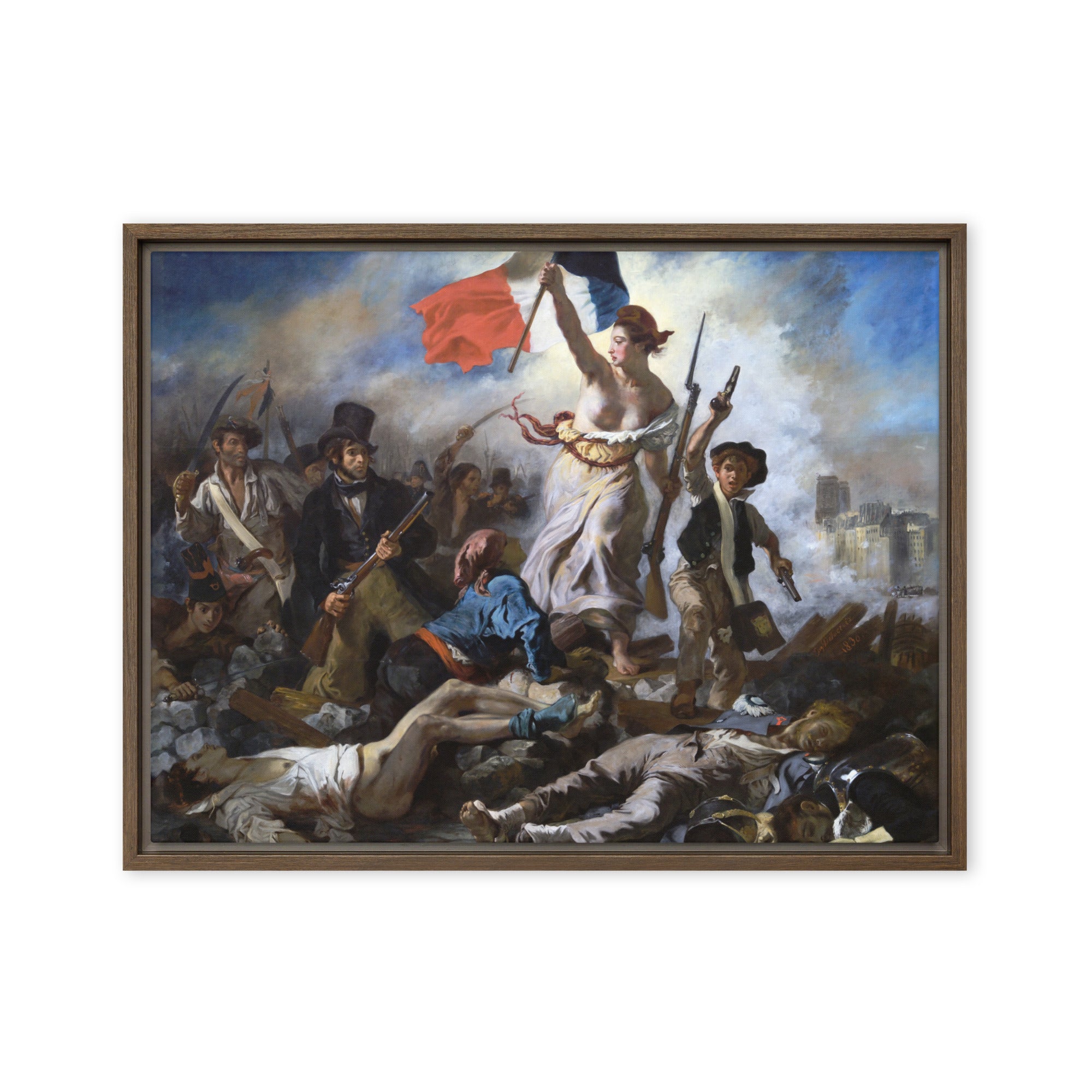 Canvas - Eugène Delacroix, Freedom Leads the People – ARTLIA