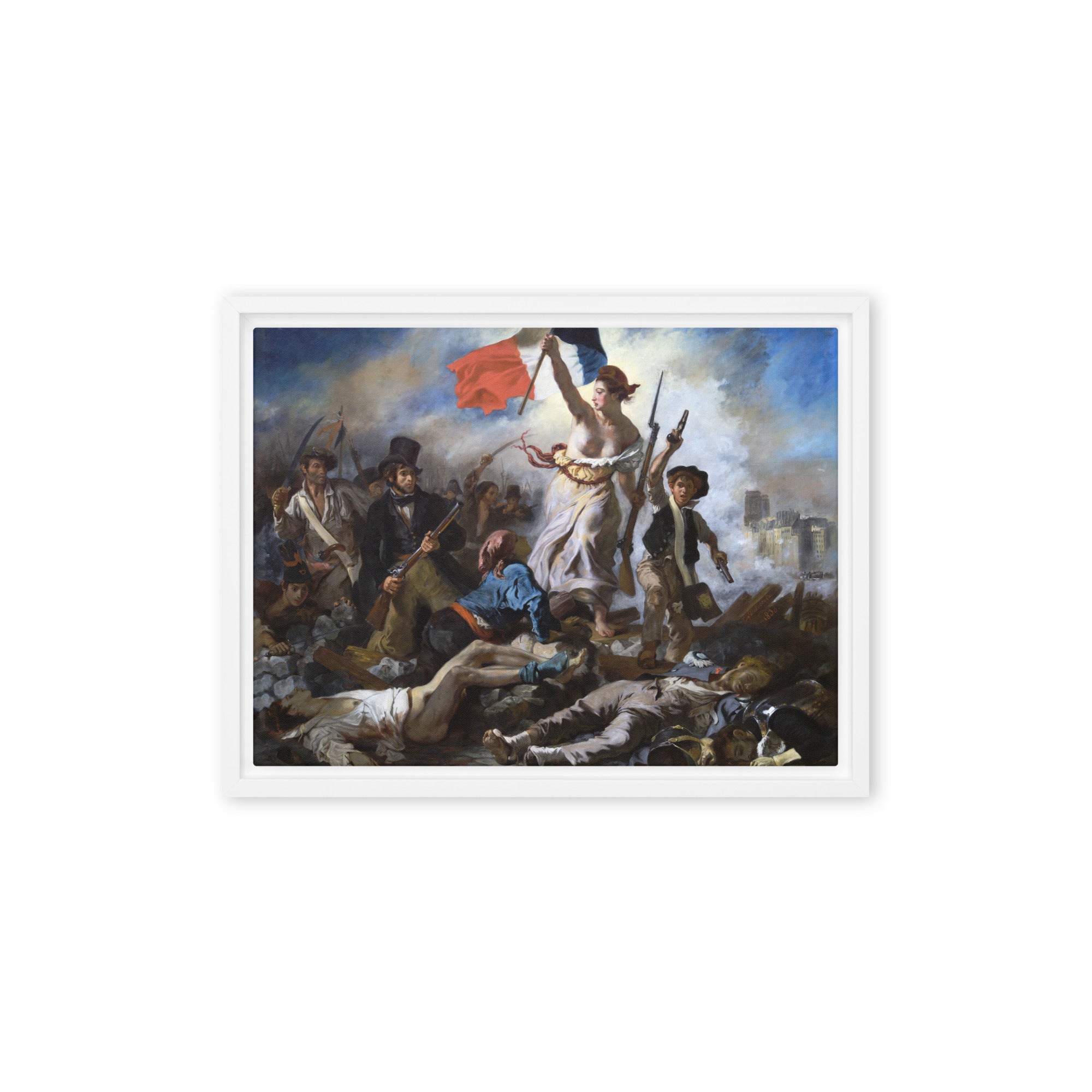 Canvas - Eugène Delacroix, Freedom Leads the People – ARTLIA