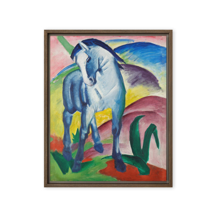 Leinwand - Franz Marc, Blaues Pferd I Franz Marc Braun / 41x51 cm (16″×20″) artlia