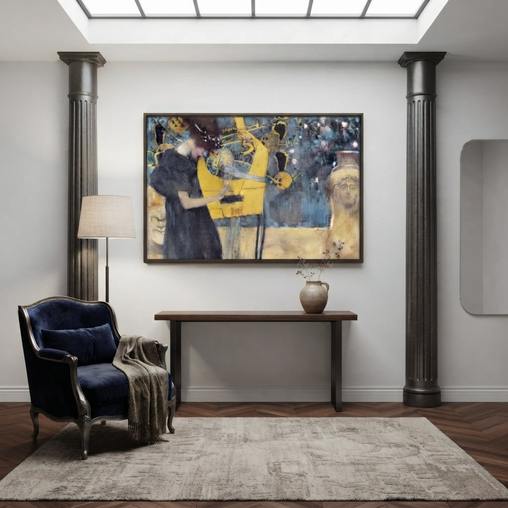 leinwand-gustav-klimt-die-musik-gustav-klimt-artlia-online-art-galeria