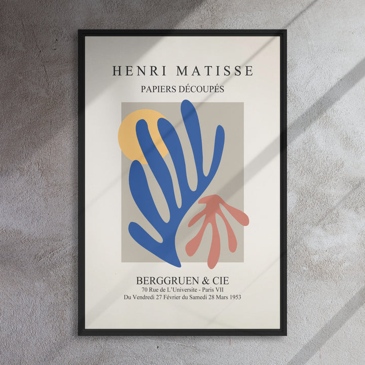 Leinwand - Henri Matisse, Papier Découpés bunter Garten Henri Matisse artlia