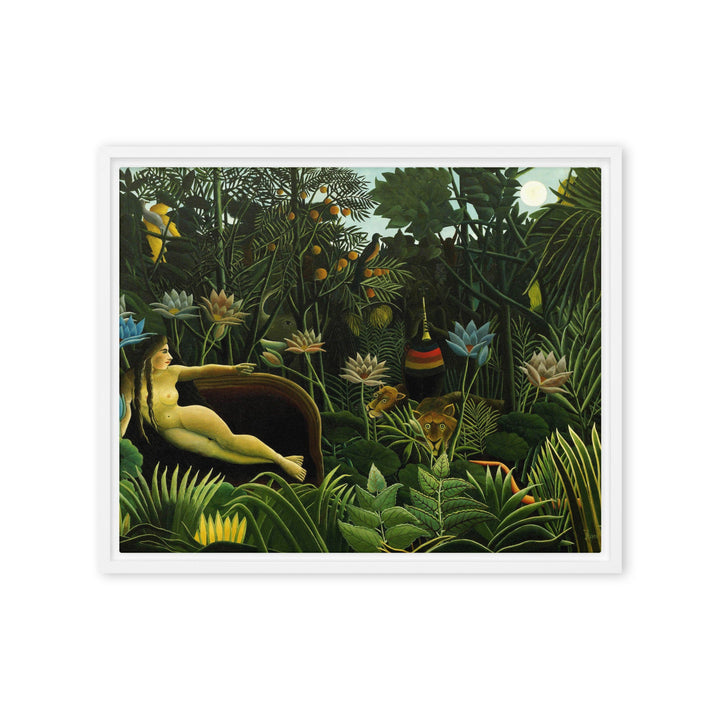 Leinwand - Henri Rousseau, Der Traum Henri Rousseau Weiß / 41x51 cm (16″×20″) artlia