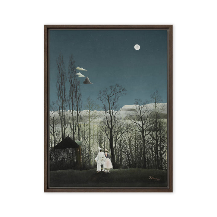 Leinwand - Henri Rousseau, Karnevalsabend Henri Rousseau Braun / 61x81 cm (24″×32″) artlia