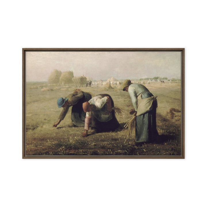 Leinwand - Jean-François Millet, Die Ährenleserinnen Jean-François Millet Braun / 51x76 cm (20″×30″) artlia