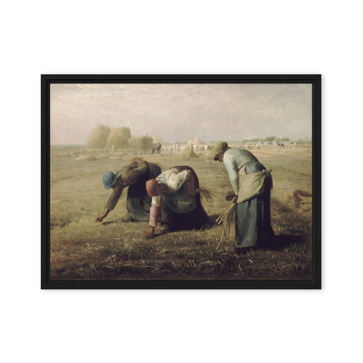 Leinwand - Jean-François Millet, Die Ährenleserinnen Jean-François Millet Schwarz / 61x81 cm (24″×32″) artlia