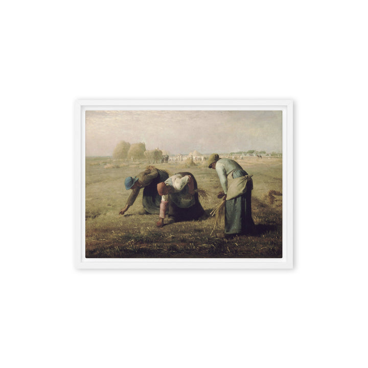 Leinwand - Jean-François Millet, Die Ährenleserinnen Jean-François Millet Weiß / 31x41 cm (12″×16″) artlia