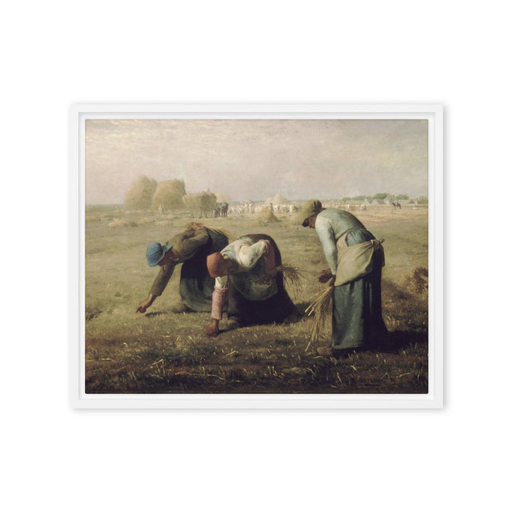 Leinwand - Jean-François Millet, Die Ährenleserinnen Jean-François Millet Weiß / 41x51 cm (16″×20″) artlia