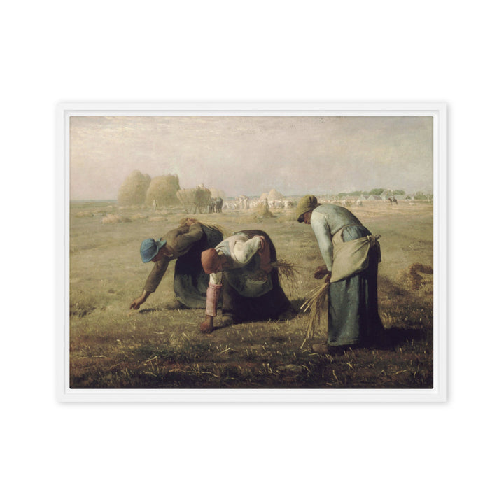 Leinwand - Jean-François Millet, Die Ährenleserinnen Jean-François Millet Weiß / 46x61 cm (18″×24″) artlia