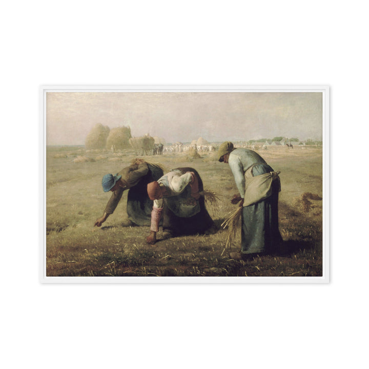 Leinwand - Jean-François Millet, Die Ährenleserinnen Jean-François Millet Weiß / 51x76 cm (20″×30″) artlia