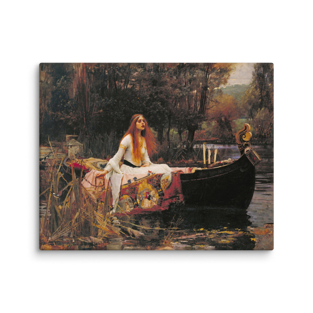 Leinwand - John William Waterhouse, Die Dame von Shalott John William Waterhouse ohne Rahmen / 41x51 cm (16″×20″) artlia